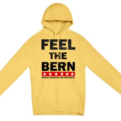 Feel The Bern Bernie Sanders Premium Pullover Hoodie