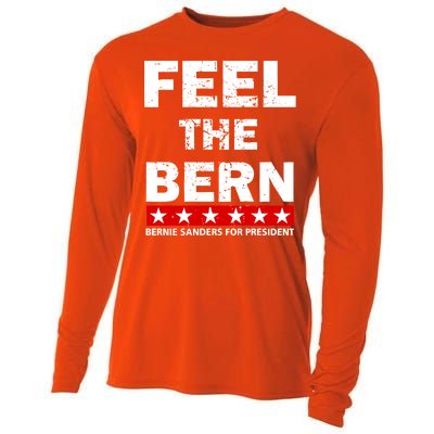 Feel The Bern Bernie Sanders Cooling Performance Long Sleeve Crew