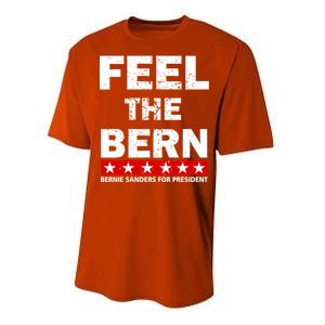 Feel The Bern Bernie Sanders Performance Sprint T-Shirt