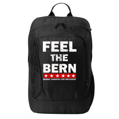 Feel The Bern Bernie Sanders City Backpack