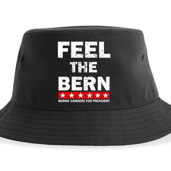 Feel The Bern Bernie Sanders Sustainable Bucket Hat
