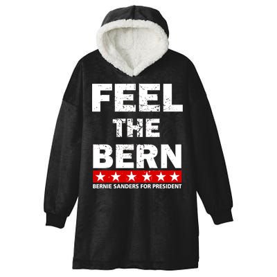 Feel The Bern Bernie Sanders Hooded Wearable Blanket