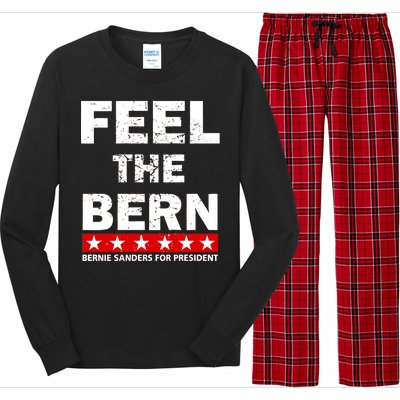 Feel The Bern Bernie Sanders Long Sleeve Pajama Set