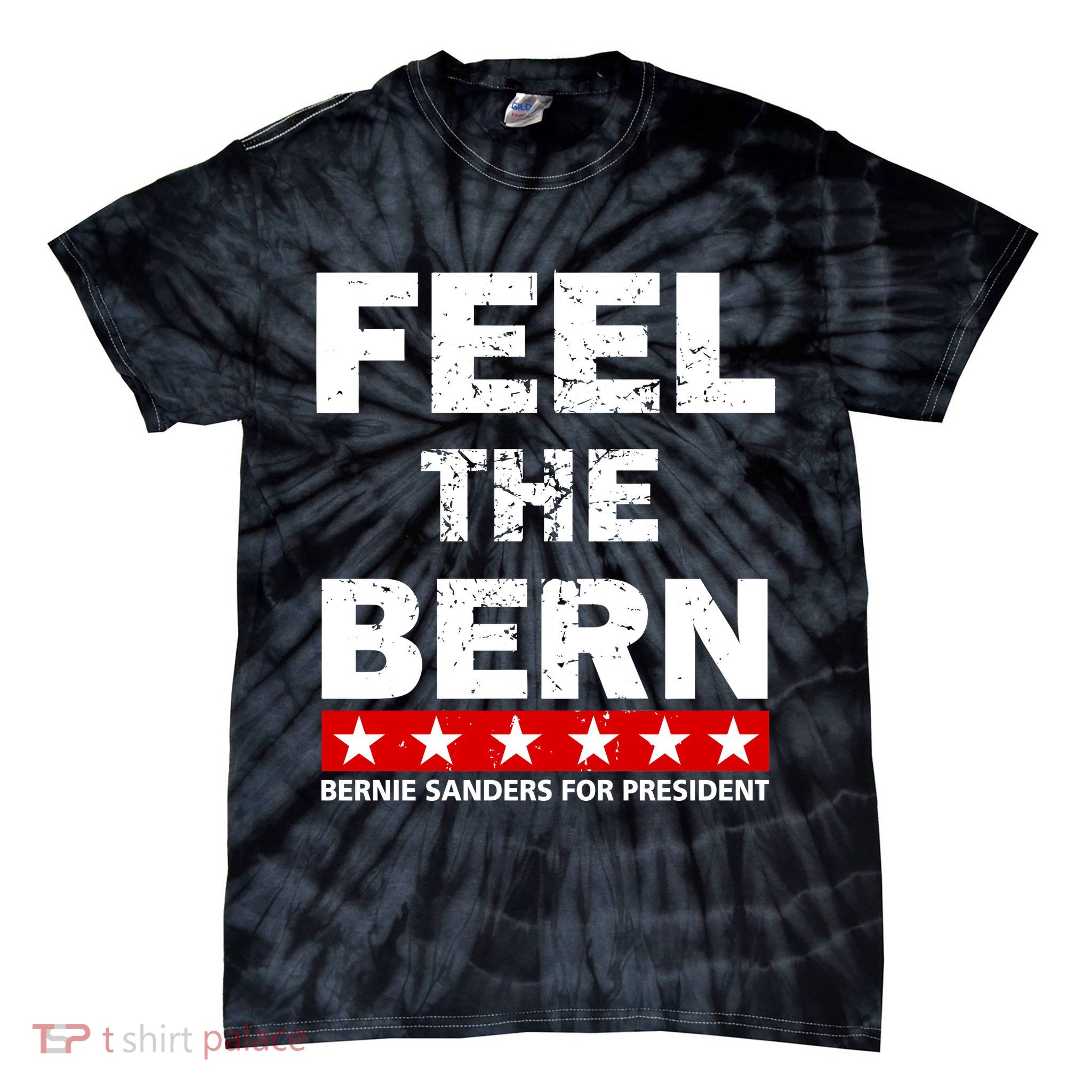 Feel The Bern Bernie Sanders Tie-Dye T-Shirt