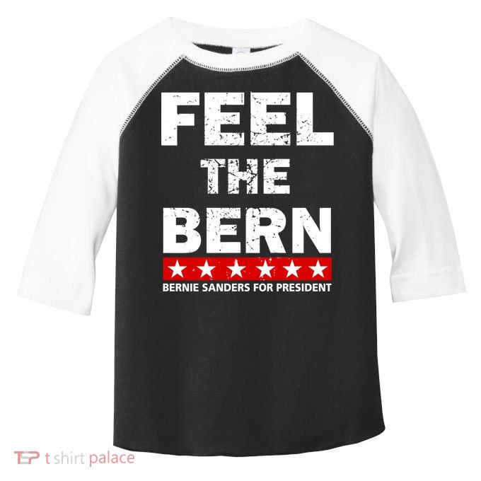 Feel The Bern Bernie Sanders Toddler Fine Jersey T-Shirt