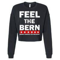 Feel The Bern Bernie Sanders Cropped Pullover Crew