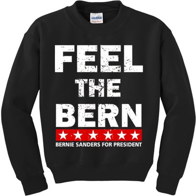 Feel The Bern Bernie Sanders Kids Sweatshirt
