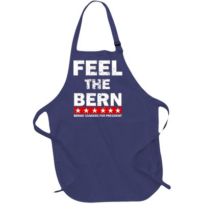 Feel The Bern Bernie Sanders Full-Length Apron With Pockets