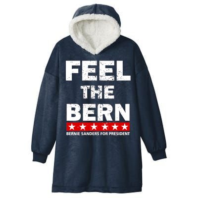 Feel The Bern Bernie Sanders Hooded Wearable Blanket