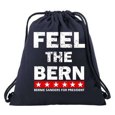 Feel The Bern Bernie Sanders Drawstring Bag