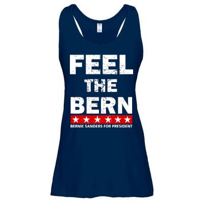 Feel The Bern Bernie Sanders Ladies Essential Flowy Tank