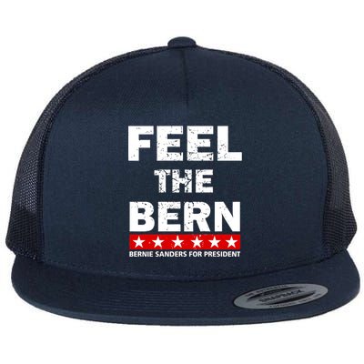 Feel The Bern Bernie Sanders Flat Bill Trucker Hat