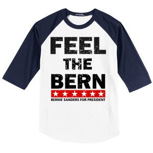 Feel The Bern Bernie Sanders Baseball Sleeve Shirt