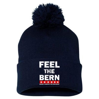 Feel The Bern Bernie Sanders Pom Pom 12in Knit Beanie