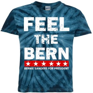 Feel The Bern Bernie Sanders Kids Tie-Dye T-Shirt