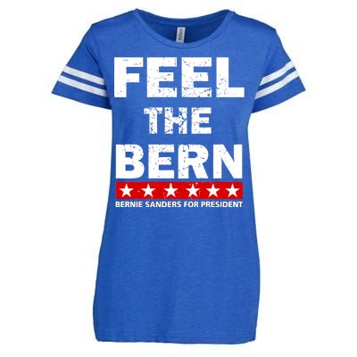 Feel The Bern Bernie Sanders Enza Ladies Jersey Football T-Shirt