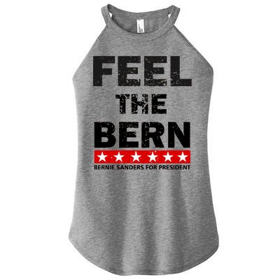 Feel The Bern Bernie Sanders Women's Perfect Tri Rocker Tank