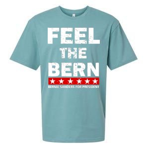 Feel The Bern Bernie Sanders Sueded Cloud Jersey T-Shirt