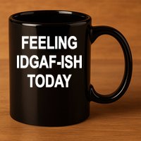 Feeling IDGAF-Ish Today 11oz C Handle Ceramic Mug