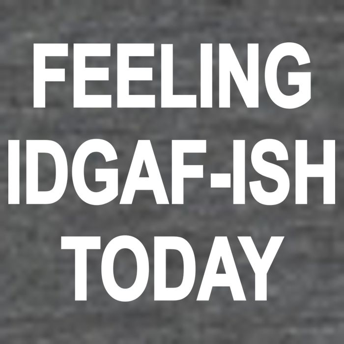 Feeling IDGAF-Ish Today 7-Panel Snapback Hat