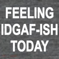 Feeling IDGAF-Ish Today Short Acrylic Beanie