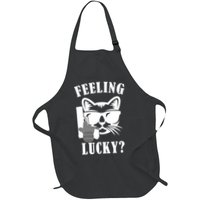 Feeling Luck Cat With Pistol Gun Apron