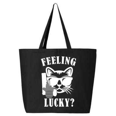 Feeling Luck Cat With Pistol Gun 25L Jumbo Tote