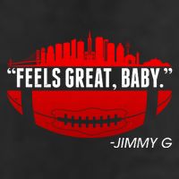 Feels Good Baby Jimmy G San Francisco Football 7 Panel Mesh Trucker Snapback Hat