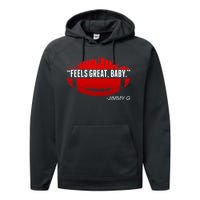 Feels Good Baby Jimmy G San Francisco Football Performance Fleece Hoodie