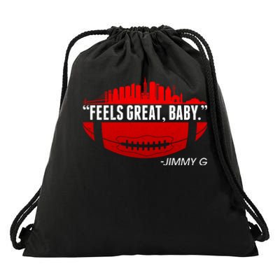 Feels Good Baby Jimmy G San Francisco Football Drawstring Bag