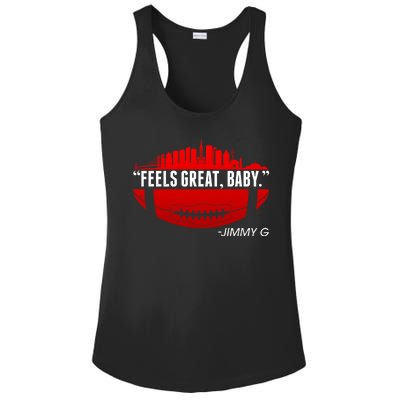 Feels Good Baby Jimmy G San Francisco Football Ladies PosiCharge Competitor Racerback Tank