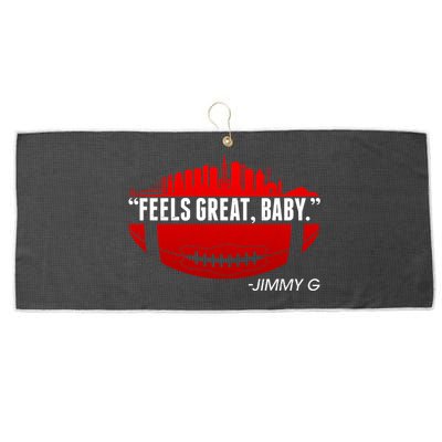 Feels Good Baby Jimmy G San Francisco Football Large Microfiber Waffle Golf Towel