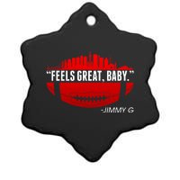 Feels Good Baby Jimmy G San Francisco Football Ceramic Star Ornament