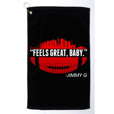 Feels Good Baby Jimmy G San Francisco Football Platinum Collection Golf Towel