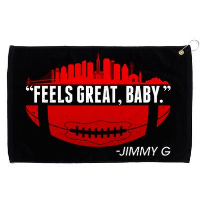 Feels Good Baby Jimmy G San Francisco Football Grommeted Golf Towel