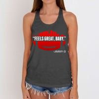 Feels Good Baby Jimmy G San Francisco Football Women's Knotted Racerback Tank