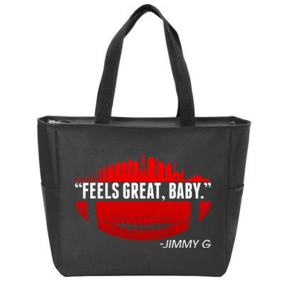 Feels Good Baby Jimmy G San Francisco Football Zip Tote Bag