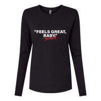 Feels Great Baby Jimmy G Womens Cotton Relaxed Long Sleeve T-Shirt