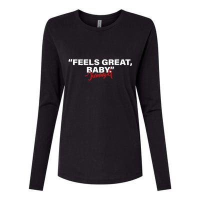 Feels Great Baby Jimmy G Womens Cotton Relaxed Long Sleeve T-Shirt