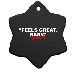 Feels Great Baby Jimmy G Ceramic Star Ornament