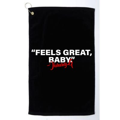 Feels Great Baby Jimmy G Golf Towel