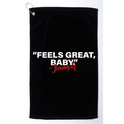 Feels Great Baby Jimmy G Platinum Collection Golf Towel