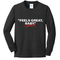 Feels Great Baby Jimmy G Kids Long Sleeve Shirt