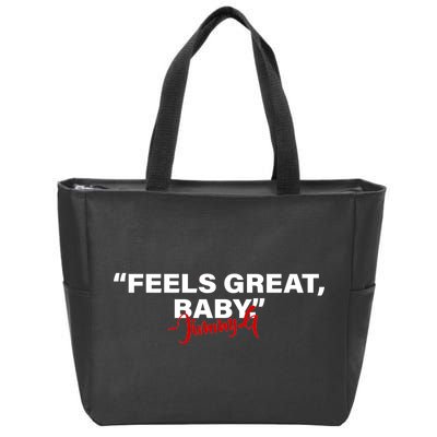 Feels Great Baby Jimmy G Zip Tote Bag