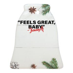 Feels Great Baby Jimmy G Ceramic Bell Ornament