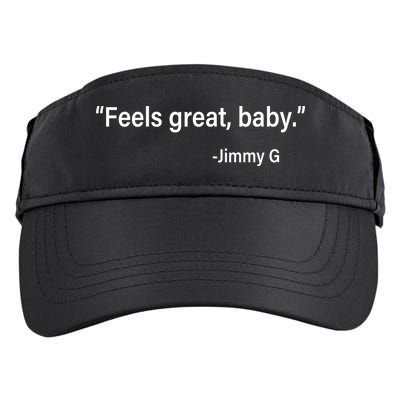 Feels Great Baby Jimmy G Football San Francisco Adult Drive Performance Visor