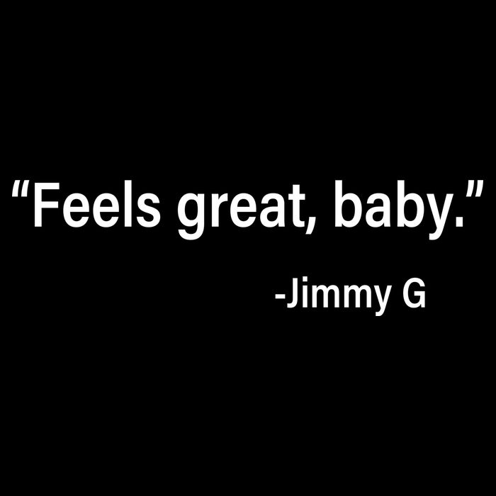 Feels Great Baby Jimmy G Football San Francisco 16 in Basic Backpack
