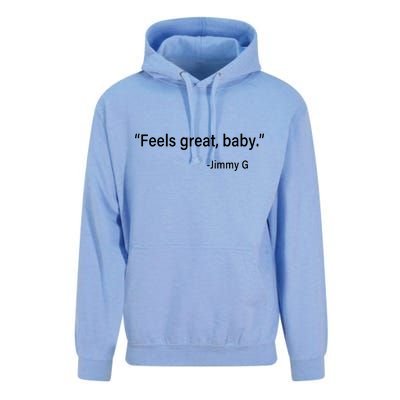 Feels Great Baby Jimmy G Football San Francisco Unisex Surf Hoodie