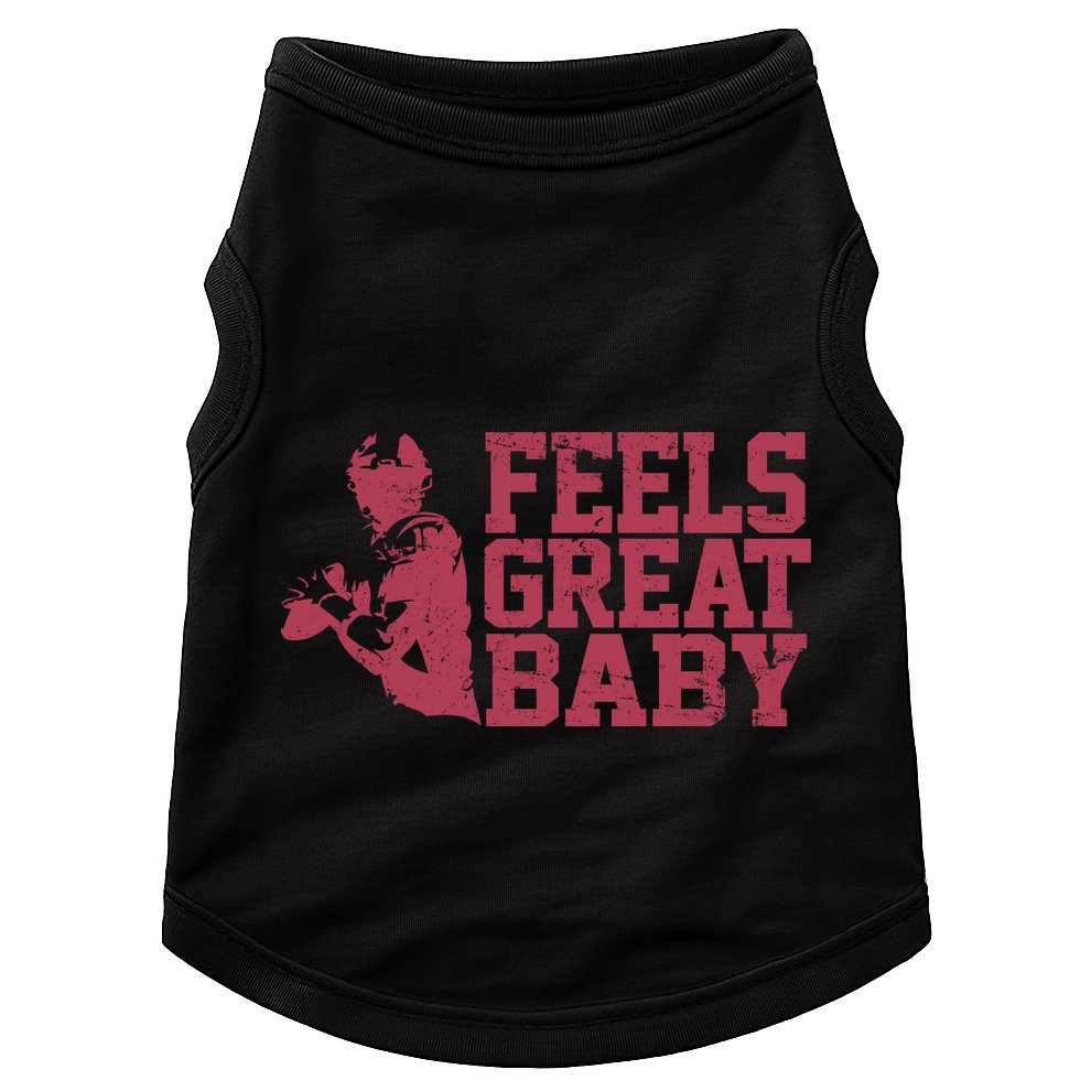 Feels Great Baby Jimmy G Football Vintage Doggie Tank