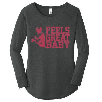 Feels Great Baby Jimmy G Football Vintage Women's Perfect Tri Tunic Long Sleeve Shirt